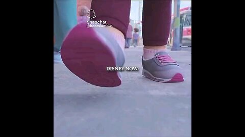 Disney now vs Then