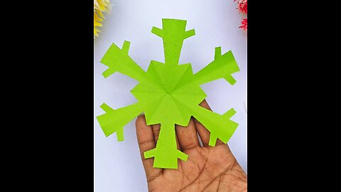 DIY Christmas Decorations🎄How to Make Paper Christmas Snowflake❄️