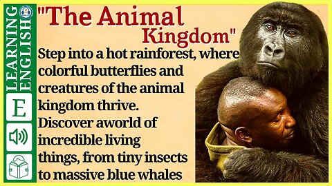 english story for listening ⭐ Level 3 – The Animal Kingdom | WooEnglish