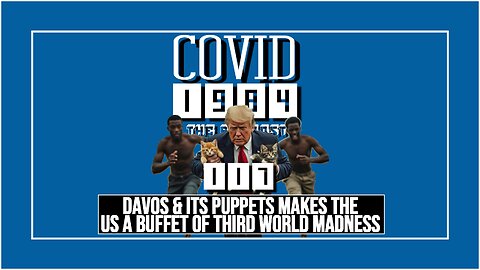 DAVOS & ITS PUPPETS MAKES THE US A BUFFET OF 3rd WORLD MADNESS. COVID1984 PODCAST. EP 117. 9/14/24