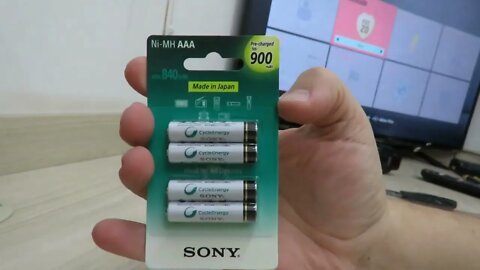 Sony NH-AAAB4GN 900mAh, 1.2V Pilha Recarregável - Amazon.com.br