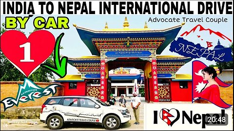 Nepal Adventure Series | India to Nepal Vlog-1 | Nepal Utrakhand Border Entry | Nepal Visa Fees 🇳🇵