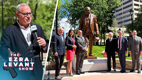 Sir Winston Churchill statue unveiled in Calgary on D-Day 80th anniversary