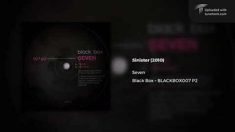 Seven - Sinister (Black Box | BLACKBOX007) [Deep Dubstep]