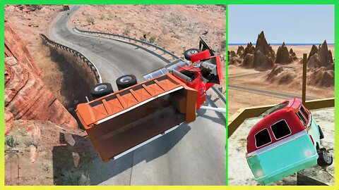 TruckFails | Trucks Crashes And Car in the Tower | BeamNG.Drive |TrucksFails