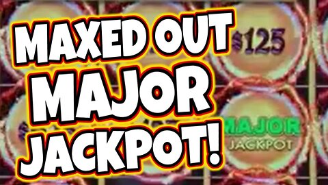 OMG! 🤯 I JUST WON THE MAXED OUT MAJOR JACKPOT!!! 🤯 $125/SPIN HIGH LIMIT DRAGON LINK