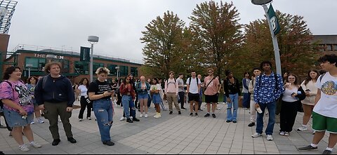 Binghamton University: I Rebuke A Woman Dressed Like A Whore, Draws Large Crowd, I Reprove Jews, Muslims & Lukewarm Christians, The Anointing Falls On Me Like Never Before As I Labor To Show What It Means To Be Born Again and Live Holy, A Great Day!