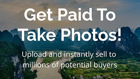 Get Paid To Take Photos ! 📸 Be You_Be Creative_Be Unique Take Photos! Take Photos!