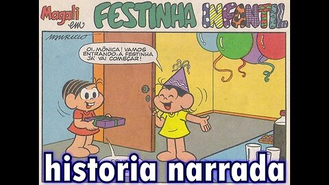 Magali em-Festinha infantil | Gibis do Rapha