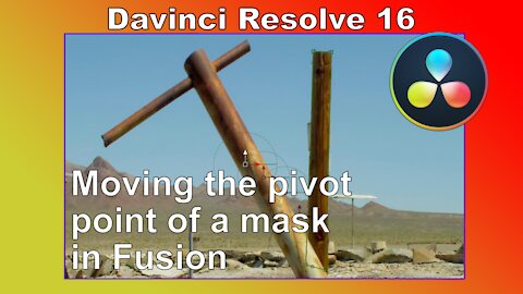 Davinci Resolve Fusion - Moving the pivot point of a mask