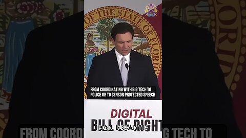 Ron DeSantis, Signs Digital Bill Of Rights Into Law