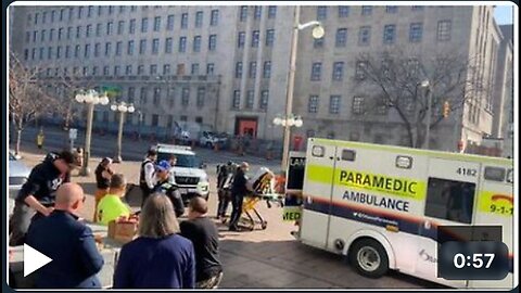 A person suddenly dropped dead at the library & archives Canada