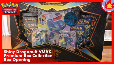 Shiny Dragapult VMAX Premium Collection Box Opening | Pokemon TCG