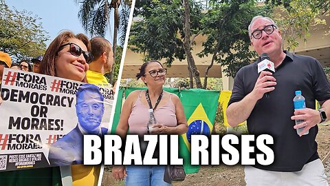 Ezra checks in before enormous free speech rally in Brazil