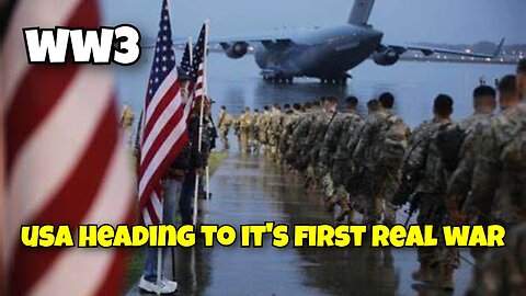 USA HEADING TO IT'S FIRST REAL WAR, WW3 SECOND FAZE BOOTS ON GROUND