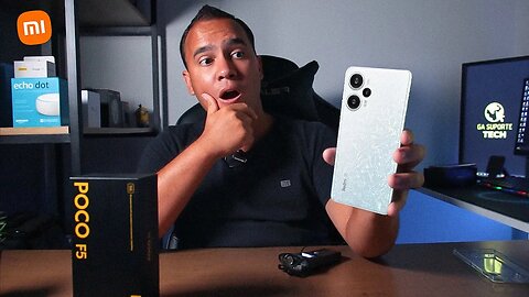 ESSE VAI BOMBAR! POCO F5 5G, com SNAPDRAGON 7+ GEN 2 e TELA DE 120hz! Unboxing e testes