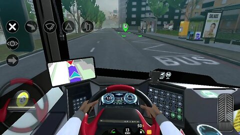 Articulated Bus Driving~Bus Simulator 2023 Steering Wheel Gameplay Walkthrough Part 2