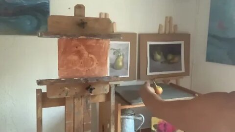 How To Paint A Still Life Oil Painting PART 1: Two Greek Pears