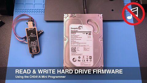 How to Read Write Hard Drive Computer BIOS Firmware to SPI Flash Memory w/ CH341a Programmer NoMusic