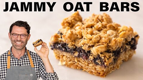 EASY Jammy Oat Bars Recipe