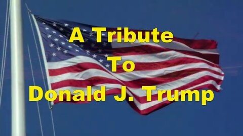 My Tribute to President Donald J. Trump