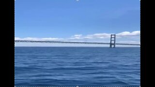 Coast Guard searching for plane that flew under Mackinac Bridge