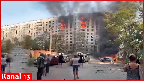 Russia launched missile attack on residential building in Kharkiv - Several are killed and injured