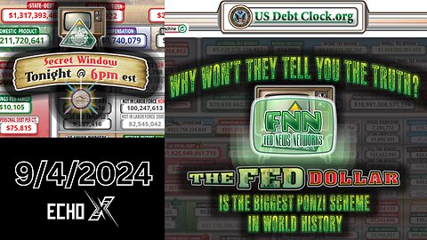 USDebtClock.org : WHY WON'T THEY TELL YOU THE TRUTH?