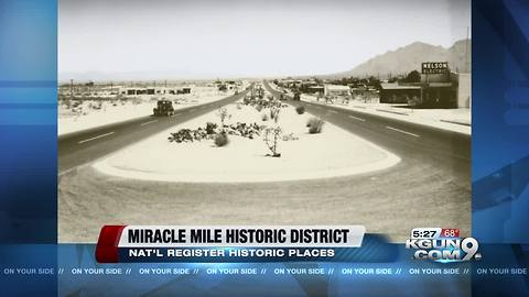 Miracle Mile corridor listed in National Register of Historic Places