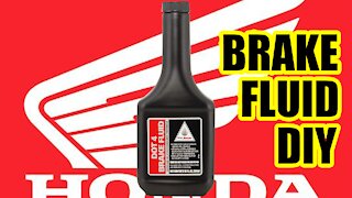 Motorcycle Brake Fluid Flush - THE EASY WAY