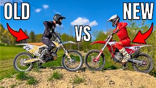 9-Year-Old 250 2 Stroke vs Modern 4 Stroke!