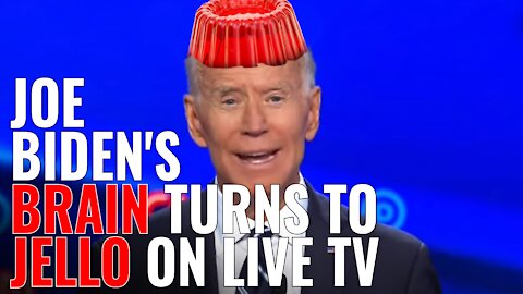 JOE BIDEN'S BRAIN TURNS TO JELLO ON LIVE TV - CANNOT REMEMBER NAME OF CDC, GOVERNMENT PROGRAMS