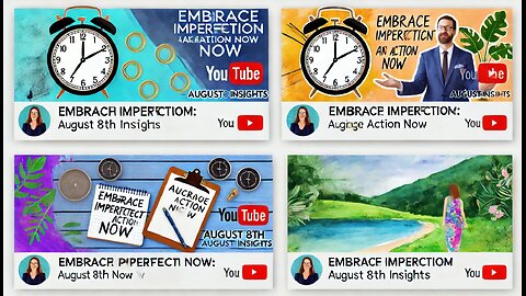 Embrace Imperfection: Take Action Now - August 8th Insights