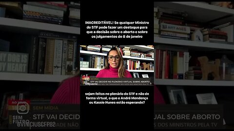 O que o André Mendonça ou Kassio Nunes estão esperando?