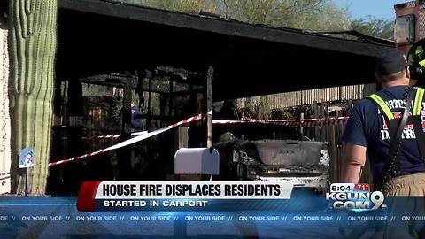 Christmas Eve fire damages home, family safe but displaced