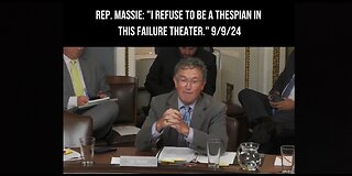 Thomas Massie Calls Out The Political Theater In Congress