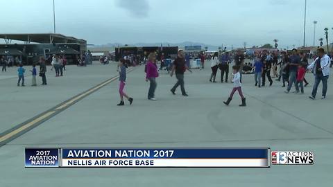 Thousands attend Aviation Nation at Nellis Air Force Base