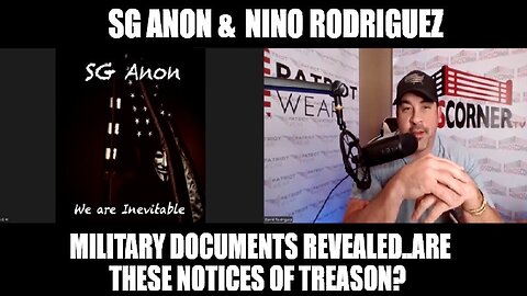 SG Anon & Q drops > Military Documents REVEALED..Are These Notices Of Treason?