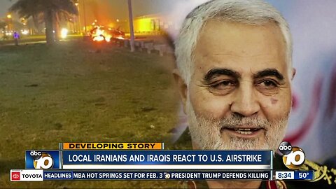 Local Iranians and Iraqis react to U.S. airstrike