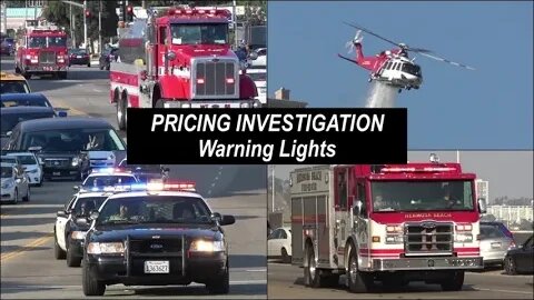 PRICING INVESTIGATION, Professional Warning Lights, Upfit Marketplace - LIGHTING COSTS over TIME