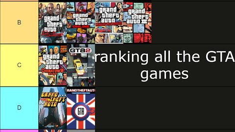 Ranking All the Grand Theft Auto Games in 2024