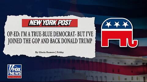 'True-blue' Democrat leaves party, backs Trump: This was the 'final straw'