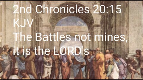 The Battles not mines, it is the LORD's 2 Chronicles 20:15 Scripture and Praise Declaration 🎶