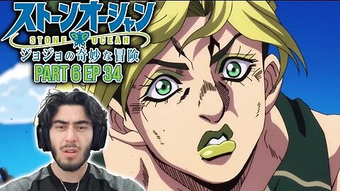 HOW IS SHE ALIVE | JJBA Part 6: Stone Ocean Ep 34 | REACTION