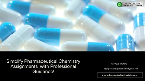 Mastering Pharmaceutical Chemistry: Your Ultimate Assignment Guide!