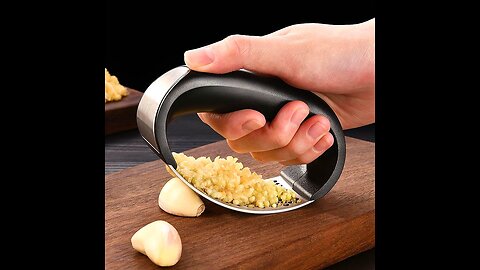 Stainless Steel Garlic Press Crusher Manual Garlic Mincer Chopping