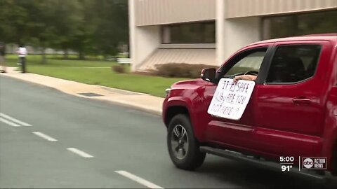 Pasco County teachers protest school reopening