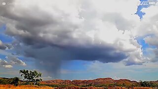 Mega tempesta in Australia in time-lapse!