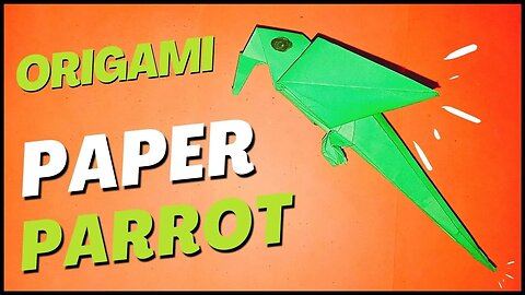 Origami Paper Parrot - How to make easy origami bird