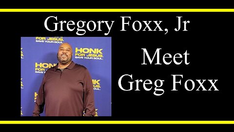 Meet Greg Foxx (Interview Excerpts)